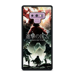 ATTACK ON TITAN ALL CHARACTER FINAL Samsung Galaxy Note 9 Case ATTACK ON TITAN ALL CHARACTER FINAL Samsung Galaxy Note 9 Case