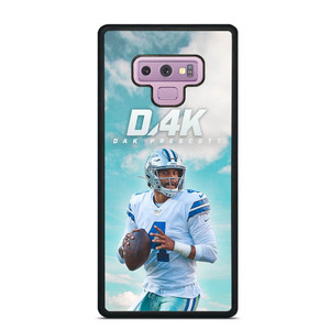 DAK PRESCOTT DALLAS COWBOYS FOOTBALL RISING Samsung Galaxy Note 9 Case