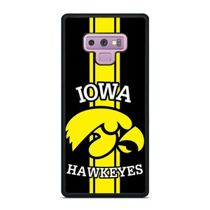 IOWA HAWKEYES STRIPS LOGO FOOTBALL TEAM Samsung Galaxy Note 9 Case