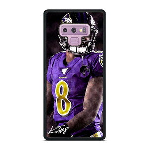 LAMAR JACKSON BALTIMORE RAVENS SIGNATURE Samsung Galaxy Note 9 Case LAMAR JACKSON BALTIMORE RAVENS SIGNATURE Samsung Galaxy Note 9 Case