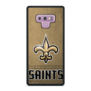 NEW ORLEANS SAINTS LOGO AND BACKGROUND Samsung Galaxy Note 9 Case