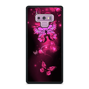 PURPLE BITTERFLY PINK Samsung Galaxy Note 9 Case