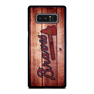 ATLANTA BRAVES BASEBALL WOOD Samsung Galaxy Note 8 Case