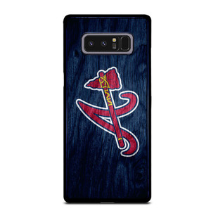ATLANTA BRAVES MLB WOODEN LOGO Samsung Galaxy Note 8 Case ATLANTA BRAVES MLB WOODEN LOGO Samsung Galaxy Note 8 Case