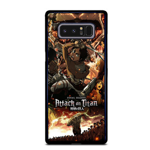 ATTACK ON TITAN ALL CHARACTER FINAL SEASON Samsung Galaxy Note 8 Case