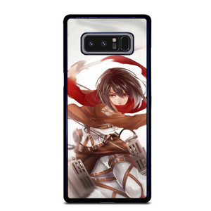 ATTACK ON TITAN MIKASA ACKERMAN ANIME MANGA Samsung Galaxy Note 8 Case