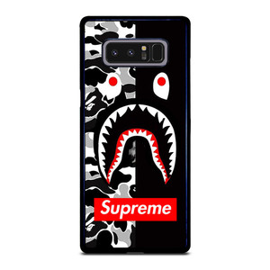 BAPE SHARK SUPREME CAMO BLACK Samsung Galaxy Note 8 Case BAPE SHARK SUPREME CAMO BLACK Samsung Galaxy Note 8 Case