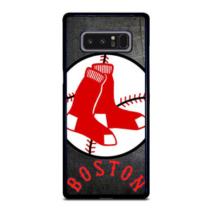 BOSTON RED SOX BASEBALL METAL LOGO Samsung Galaxy Note 8 Case