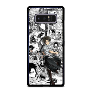 LEVI ACKERMAN ATTACK ON TITAN MANGA CARTOON Samsung Galaxy Note 8 Case
