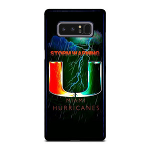 UM MIAMI HURRICANES NFL THUNDER Samsung Galaxy Note 8 Case UM MIAMI HURRICANES NFL THUNDER Samsung Galaxy Note 8 Case