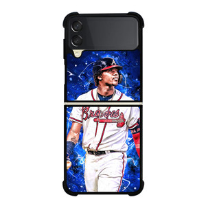 ACUNA JR ATLANTA BRAVES ART MLB Samsung Galaxy Z FLip 3 5G Case Cover