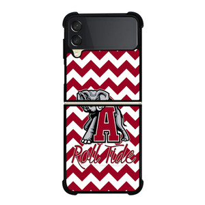 ALABAMA CRIMSON TIDE STRIP ROLL Samsung Galaxy Z FLip 3 5G Case Cover ALABAMA CRIMSON TIDE STRIP ROLL Samsung Galaxy Z FLip 3 5G Case Cover