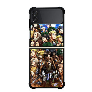 ATTACK ON TITAN ALL CHARACTERS Samsung Galaxy Z FLip 3 5G Case Cover