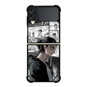 ATTACK ON TITAN ANIME MANGA SILOUET Samsung Galaxy Z FLip 3 5G Case Cover