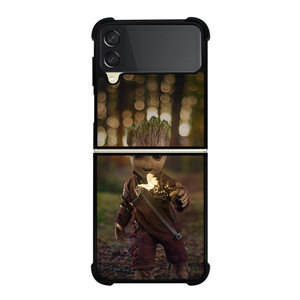 BABY GROOT AVENGERS MARVEL Samsung Galaxy Z FLip 3 5G Case Cover BABY GROOT AVENGERS MARVEL Samsung Galaxy Z FLip 3 5G Case Cover