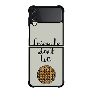 BEST FRIENDS DON'T LIE WAFFLE STRANGER THINGS Samsung Galaxy Z FLip 3 5G Case Cover