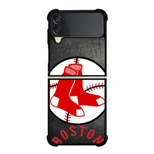 BOSTON RED SOX BASEBALL METAL LOGO Samsung Galaxy Z FLip 3 5G Case Cover