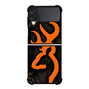 CAMO BROWNING ORANGE Samsung Galaxy Z FLip 3 5G Case Cover CAMO BROWNING ORANGE Samsung Galaxy Z FLip 3 5G Case Cover
