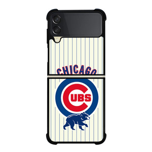 CHICAGO CUBS BASEBALL STRIPES LOGO Samsung Galaxy Z FLip 3 5G Case Cover