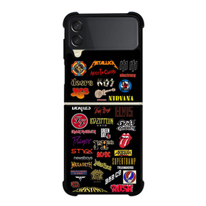 CLASSIC ROCK BAND Samsung Galaxy Z FLip 3 5G Case Cover CLASSIC ROCK BAND Samsung Galaxy Z FLip 3 5G Case Cover