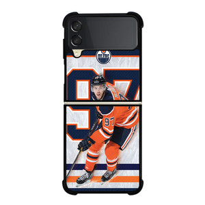CONNOR MCDAVID EDMONTON OILER HOCKEY Samsung Galaxy Z FLip 3 5G Case Cover