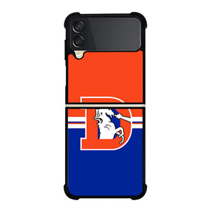 DENVER BRONCOS HORSE WHITE LOGO Samsung Galaxy Z FLip 3 5G Case Cover