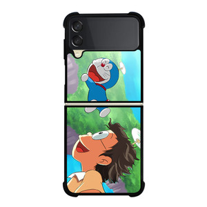 DORAEMON AND NOBITA FLY Samsung Galaxy Z FLip 3 5G Case Cover