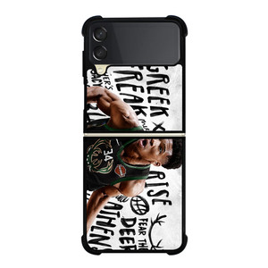 GIANNIS ANTETOKOUNMPO MILWAUKEE BUCKS WALLPAPER Samsung Galaxy Z FLip 3 5G Case Cover