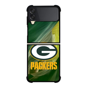 GREEN BAY PACKERS ART FOOTBALL Samsung Galaxy Z FLip 3 5G Case Cover