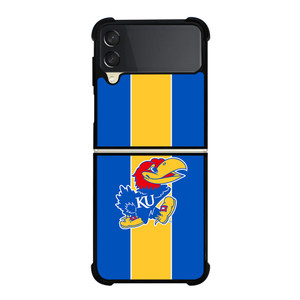 KANSAS JAYHAWKS STRIPS Samsung Galaxy Z FLip 3 5G Case Cover
