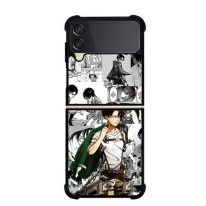 LEVI ACKERMAN CARTOON MANGA ATTACK ON TITAN Samsung Galaxy Z FLip 3 5G Case Cover