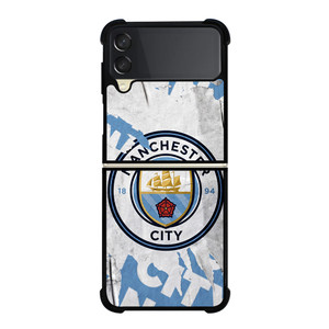 MANCHESTER CITY FOOTBALL ART LOGO Samsung Galaxy Z FLip 3 5G Case Cover