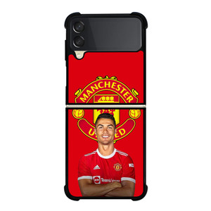 MANCHESTER UNITED RONALDO Samsung Galaxy Z FLip 3 5G Case Cover MANCHESTER UNITED RONALDO Samsung Galaxy Z FLip 3 5G Case Cover