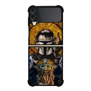 MANDALORIAN AND BABY YODA STAR WARS ART Samsung Galaxy Z FLip 3 5G Case Cover MANDALORIAN AND BABY YODA STAR WARS ART Samsung Galaxy Z FLip 3 5G Case Cover