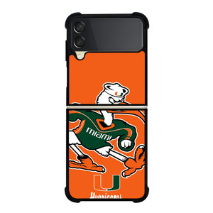 MIAMI HURRICANES FOOTBALL MASCOT Samsung Galaxy Z FLip 3 5G Case Cover