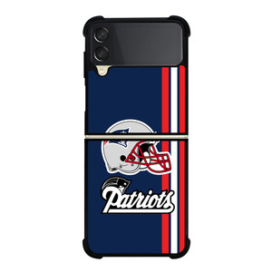 NEW ENGLAND PATRIOTS STRIPS HELMET Samsung Galaxy Z FLip 3 5G Case Cover