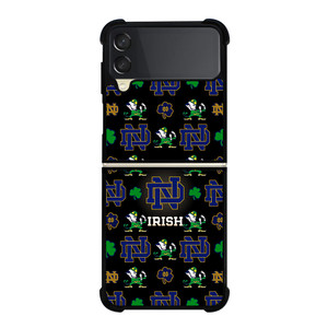 NOTRE DAME FIGHTING IRISH COLLAGE Samsung Galaxy Z FLip 3 5G Case Cover NOTRE DAME FIGHTING IRISH COLLAGE Samsung Galaxy Z FLip 3 5G Case Cover