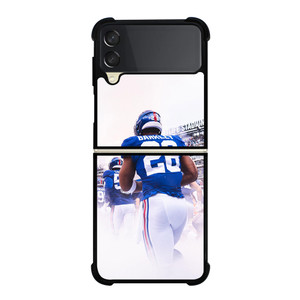 NY NEW YORK GIANTS SAQUON BARKLEY BACK SIDE Samsung Galaxy Z FLip 3 5G Case Cover