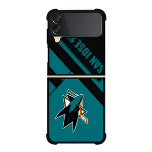 SAN JOSE SHARKS LOGO NHL Samsung Galaxy Z FLip 3 5G Case Cover SAN JOSE SHARKS LOGO NHL Samsung Galaxy Z FLip 3 5G Case Cover
