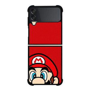 SUPER MARIO BROS FACE NINTENDO GAMES Samsung Galaxy Z FLip 3 5G Case Cover SUPER MARIO BROS FACE NINTENDO GAMES Samsung Galaxy Z FLip 3 5G Case Cover