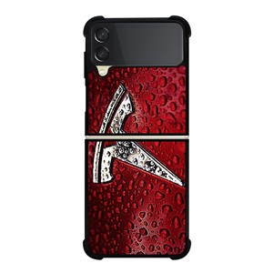 TESLA RED WATER EMBLEM Samsung Galaxy Z FLip 3 5G Case Cover