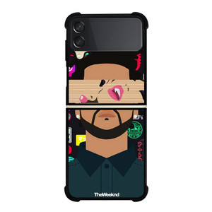 THE WEEKND XO CARTOON Samsung Galaxy Z FLip 3 5G Case Cover