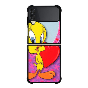TWEETY BIRD LOVE LOONEY TUNES Samsung Galaxy Z FLip 3 5G Case Cover TWEETY BIRD LOVE LOONEY TUNES Samsung Galaxy Z FLip 3 5G Case Cover