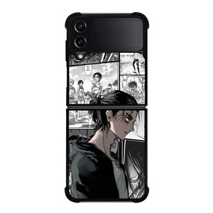 ATTACK ON TITAN ANIME MANGA SILOUET Samsung Galaxy Z FLip4 5G Case Cover ATTACK ON TITAN ANIME MANGA SILOUET Samsung Galaxy Z FLip4 5G Case Cover