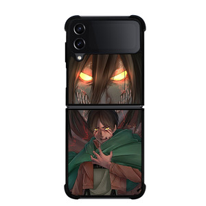 ATTACK ON TITAN EREN YEAGER ANIME MANGA Samsung Galaxy Z FLip4 5G Case Cover