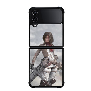 ATTACK ON TITAN MIKASA ACKERMAN SNOW Samsung Galaxy Z FLip4 5G Case Cover