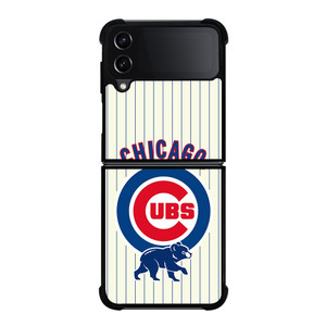 CHICAGO CUBS BASEBALL STRIPES LOGO Samsung Galaxy Z FLip4 5G Case Cover