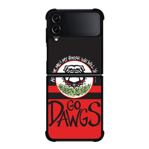 GEORGIA BULLDOGS DAWGS STRIP Samsung Galaxy Z FLip4 5G Case Cover