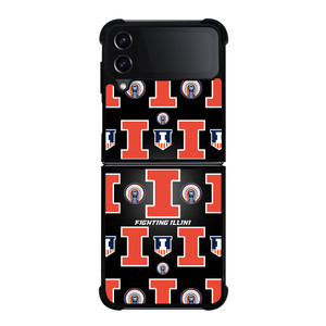 ILLINOIS FIGHTING ILLINI LOGO Samsung Galaxy Z FLip4 5G Case Cover