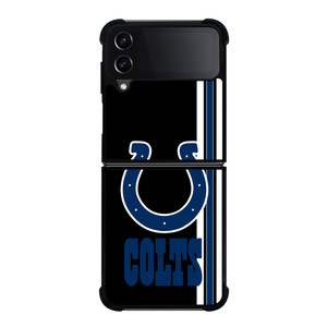 INDIANAPOLIS COLTS STRIPS LOGO NFL FOOTBALL Samsung Galaxy Z FLip4 5G Case Cover